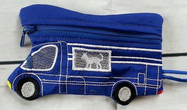 Ith Stickdatei Wohnmobil-Camper, Taschen für den 13x18 Rahmen - Bild 6