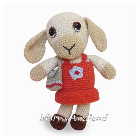 Dana Sheep The Ami - Amigurumi Crochet Pattern