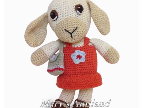 Dana Sheep The Ami - Amigurumi Crochet Pattern