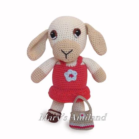 Dana Sheep The Ami - Amigurumi Crochet Pattern