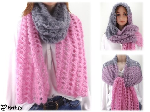 Häkelanleitung XXL - Schal "Kuscheltraum"