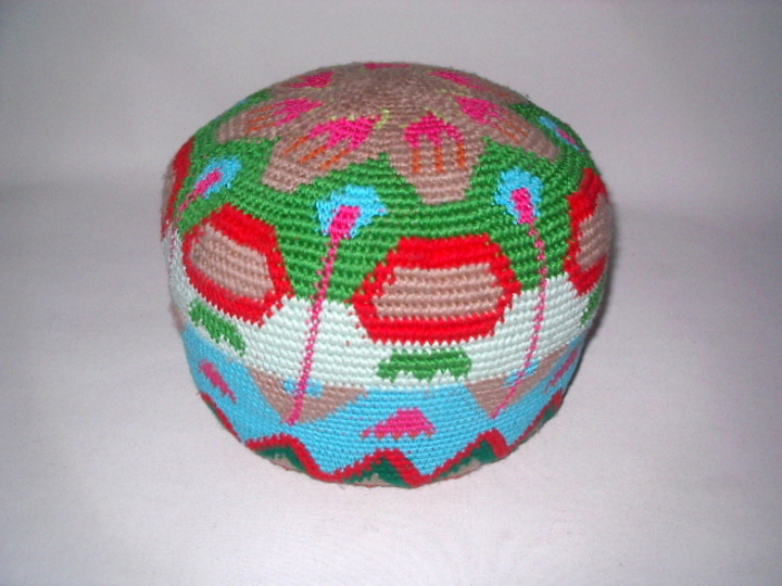 Häkelanleitung Bodenkissen Yogakissen Meditationskissen "Colour Pops"