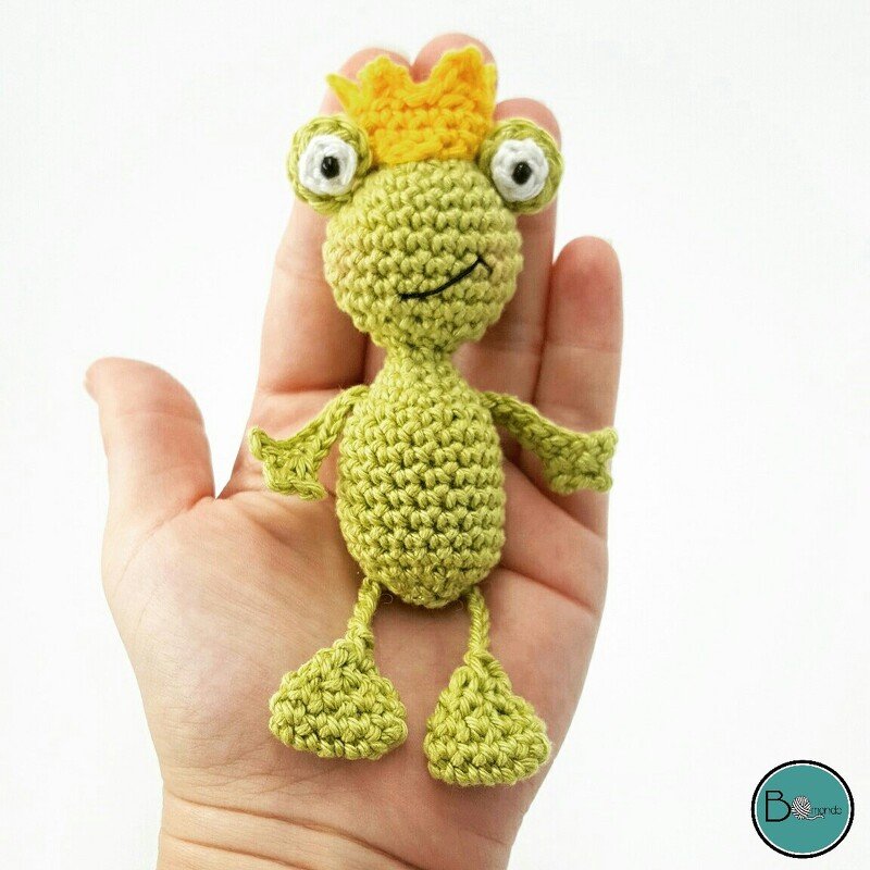 Häkelanleitung Schlüsselanhänger kleiner Frosch `to go` - Bild 2