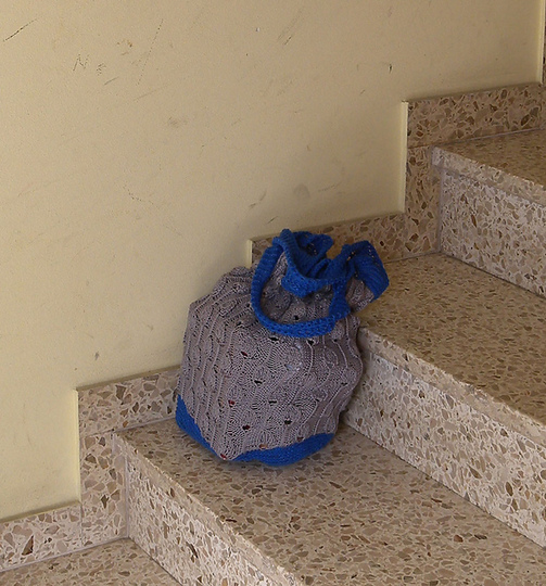 Market bag knitting Pattern "Onions and Garlic and more"