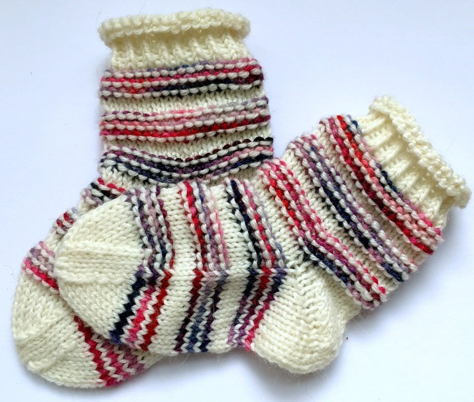 Babysocken "Merle" - Strickanleitung - Bild 2