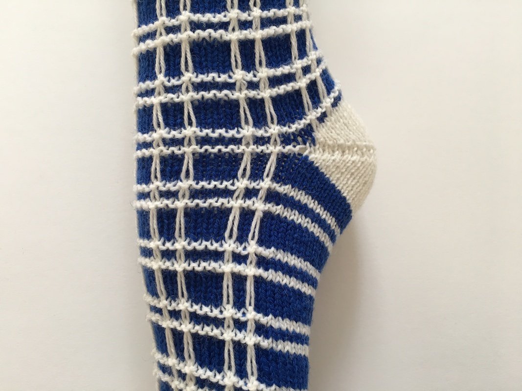 Socken "Zum Quadrat"/Socks "To the second" Gr. 38/39 und 40/41