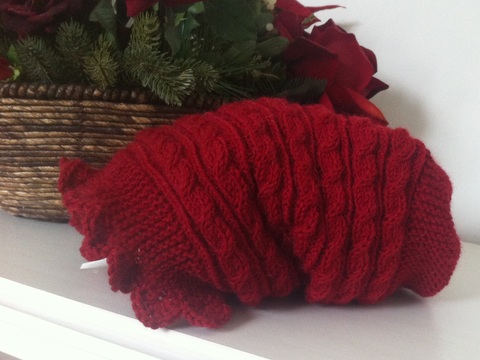 Sarah - Mütze Beanie Mädchen Zopfmuster mit Häkelkante - Strickanleitung