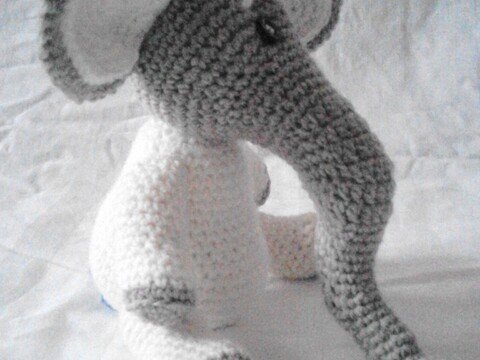 Häkelanleitung Elefant - mit individuellem Rüssel