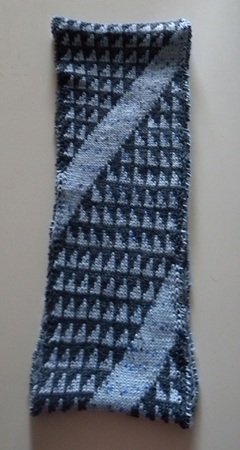 Double knitting Cowl pattern "Aix"