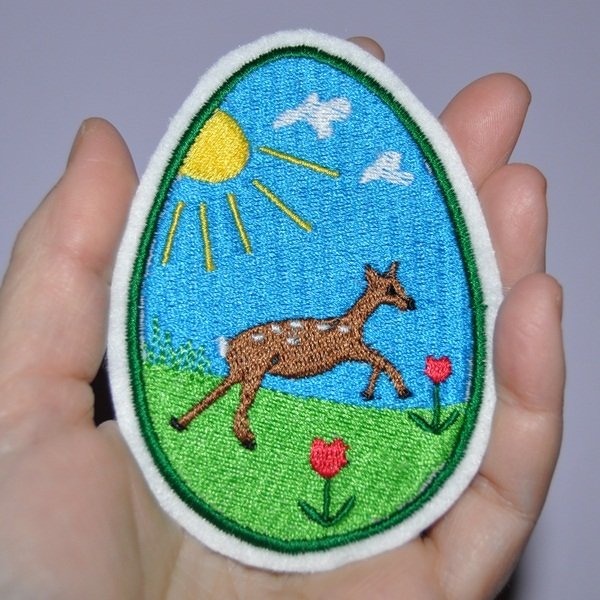 Ith Stickdatei Frühlingsdeko für den 10x10 Rahmen - Bild 4