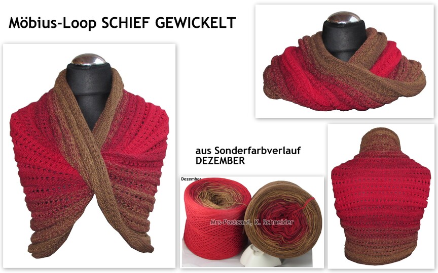 Anleitung für den Möbius-Loop Schief Gewickelt