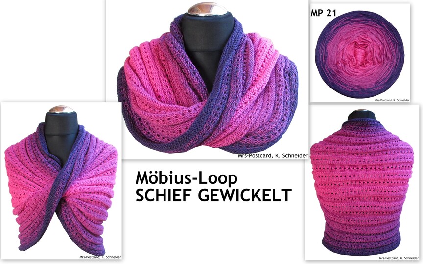 Anleitung für den Möbius-Loop Schief Gewickelt