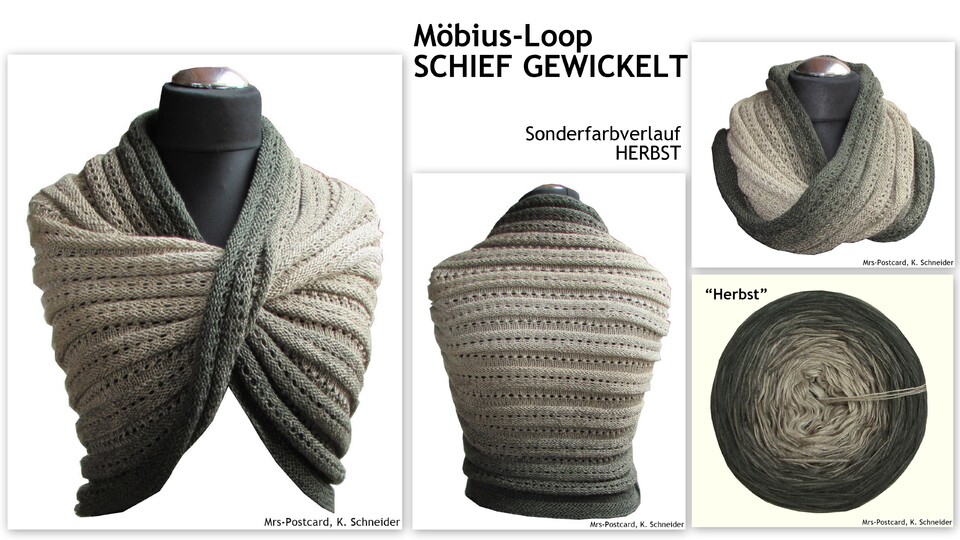 Anleitung für den Möbius-Loop Schief Gewickelt