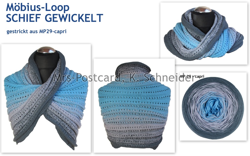 Anleitung für den Möbius-Loop Schief Gewickelt