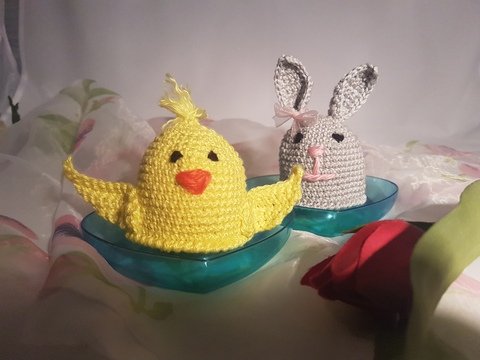 Sparpack Häkelanleitungen Eierwärmer Ostern