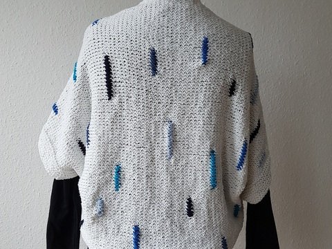 Kuscheliger Seelenwärmer "Farbtupfer", einfach anpassbar, super weich