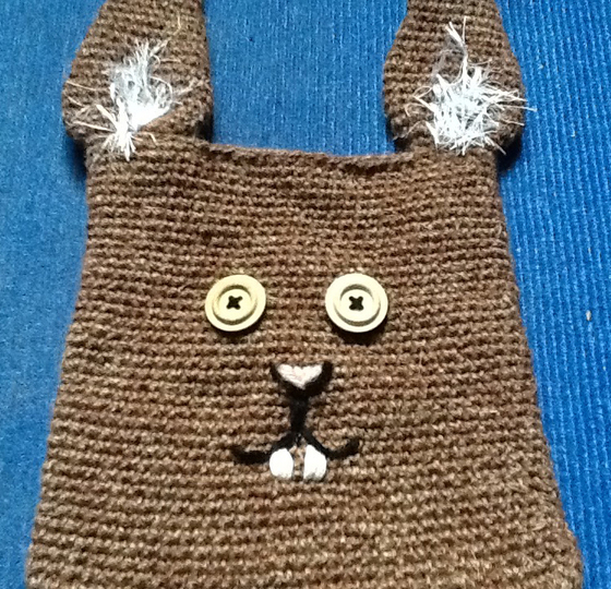 lustige Hasen Ostern Tasche mit Karottenhenkel Ostern-2017