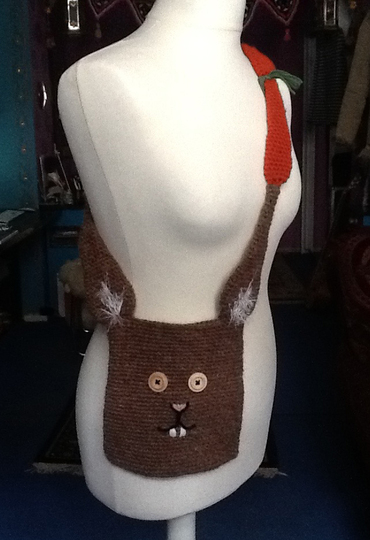 lustige Hasen Ostern Tasche mit Karottenhenkel Ostern-2017