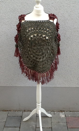 Poncho „Rosentraum“