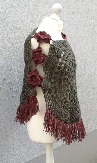 Poncho „Rosentraum“