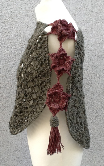 Poncho „Rosentraum“