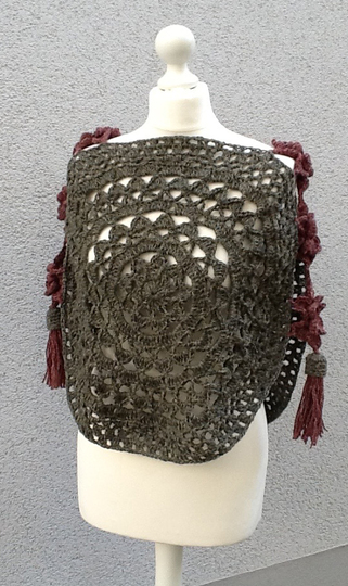 Poncho „Rosentraum“