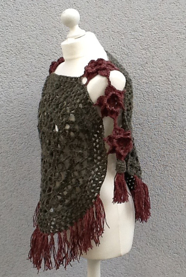 Poncho „Rosentraum“