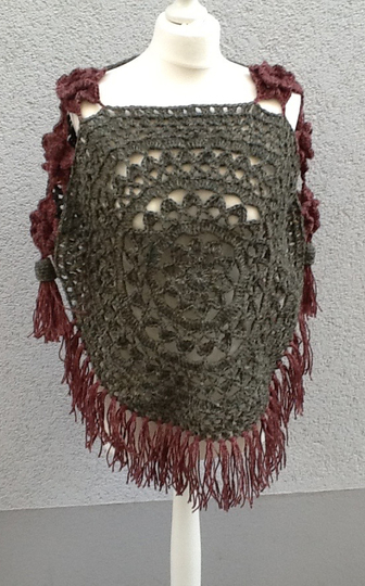 Poncho „Rosentraum“