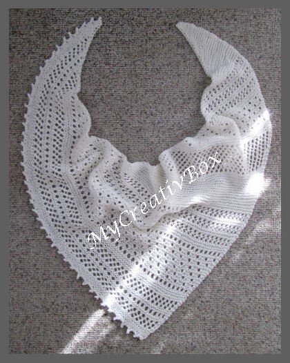 Tuch "Twilight II" klein, gestrickt