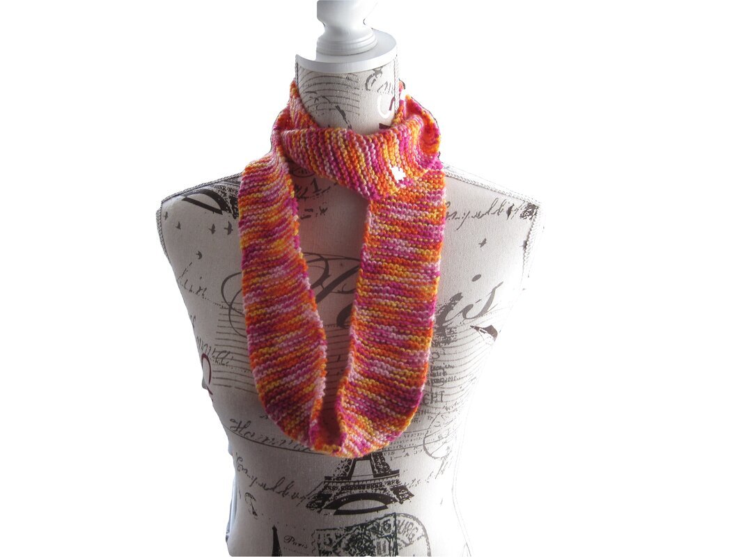 Strickanleitung Frühling- und Sommerloop für Anfänger