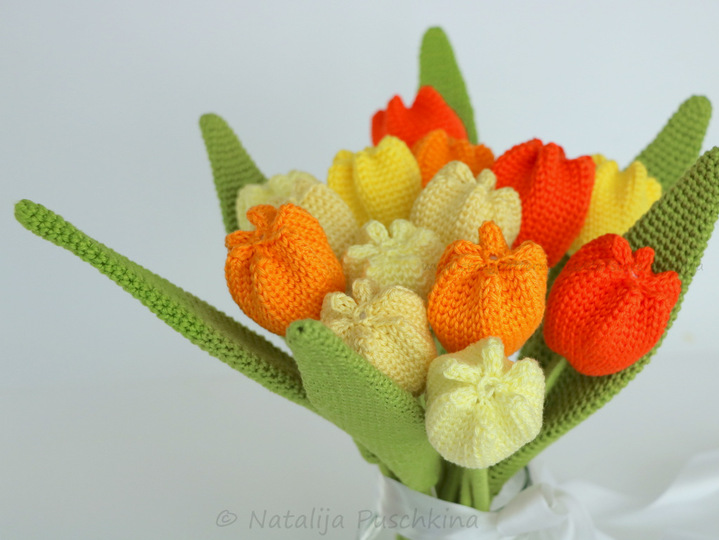 Häkelanleitung für immer frische Tulpen