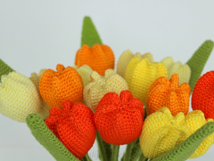 Häkelanleitung für immer frische Tulpen