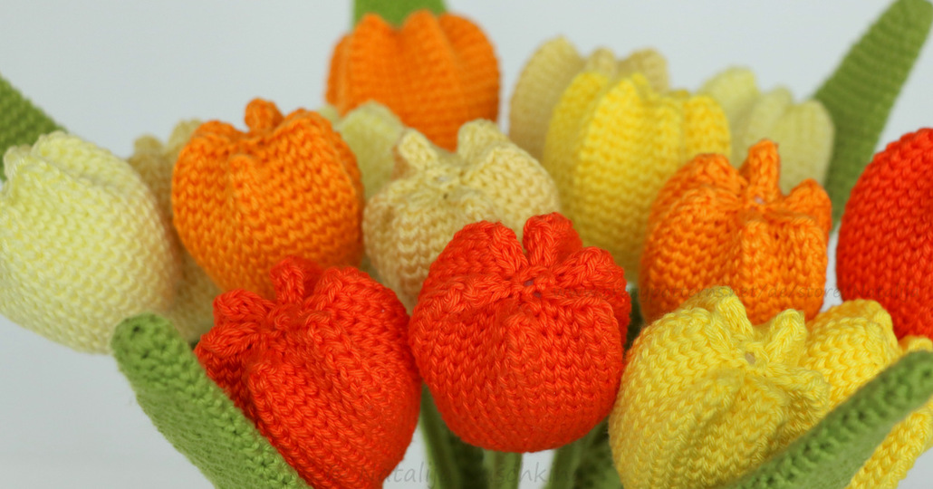 Häkelanleitung für immer frische Tulpen