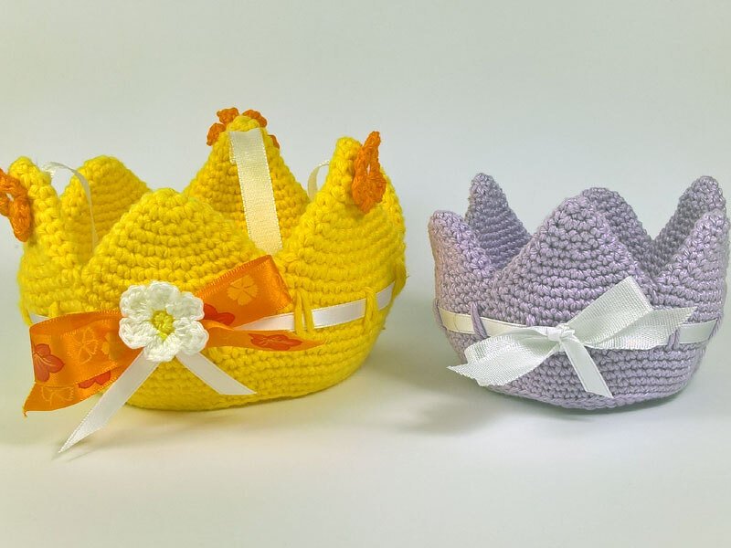 Häkelanleitung Osterkörbchen
