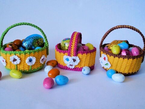 Häkelanleitung Körbchen ( leicht und schnell gehäkelt)