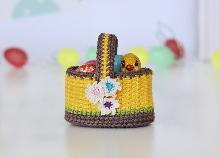 Häkelanleitung Körbchen ( leicht und schnell gehäkelt)