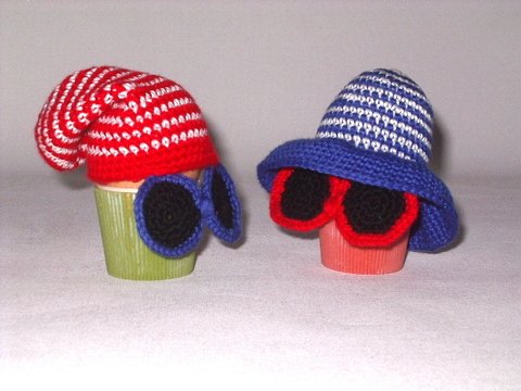 "Lilli und Willi Sonnenschein" zu Ostern Häkelanleitung Eierwärmer Ostern-2017