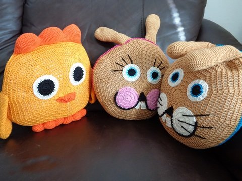 Häkelanleitung "Osterkissen"