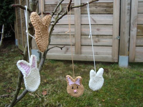Anhänger Hase, Häschen, Deko, Osterstrauch, Aufhänger, Baumler, Ostern