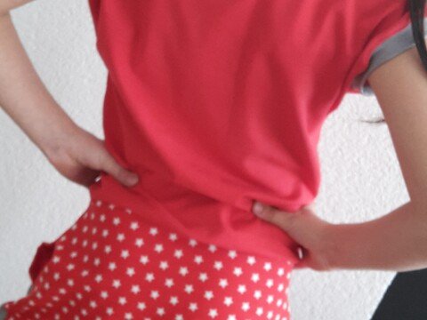 DIY Nähanleitung Shirt-Kleid in Größe 80-128