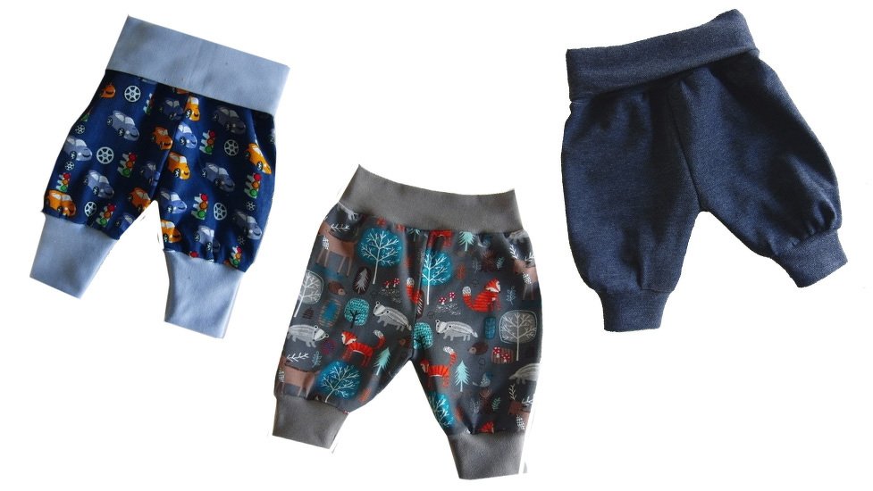 Maxi newborn baggy pants - PDF sewing pattern - , Sizes 50-74 / 1 – 12 months