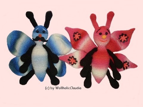 Häkelanleitung Schmetterling