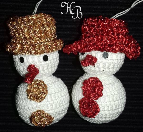 Schneemann "Jack" - Häkelanleitung - Bild 11