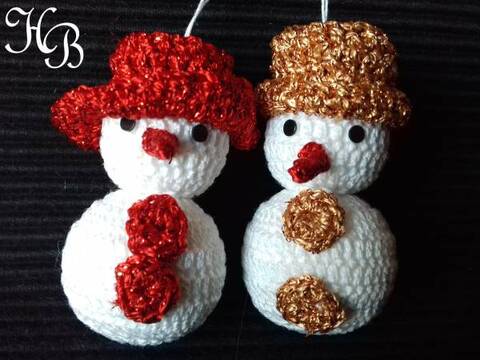 Schneemann "Jack" - Häkelanleitung