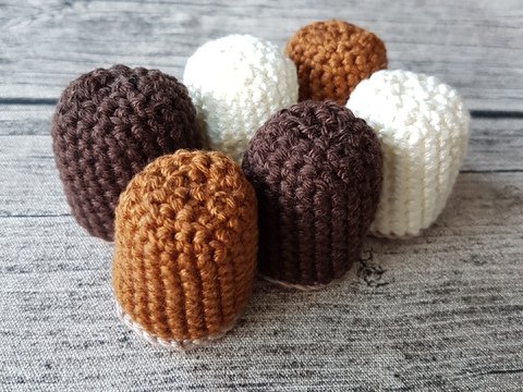 Häkelanleitung Schokokuss / Schaumkuss