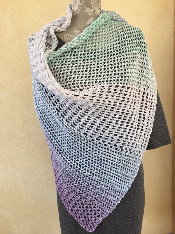 Häkel-Anleitung Tuch "Libelle" - für Bobbel / anfängertauglich - Bild 2