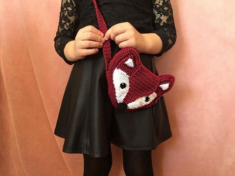 Häkelanleitung Fuchs-Umhängetasche - Bild 2