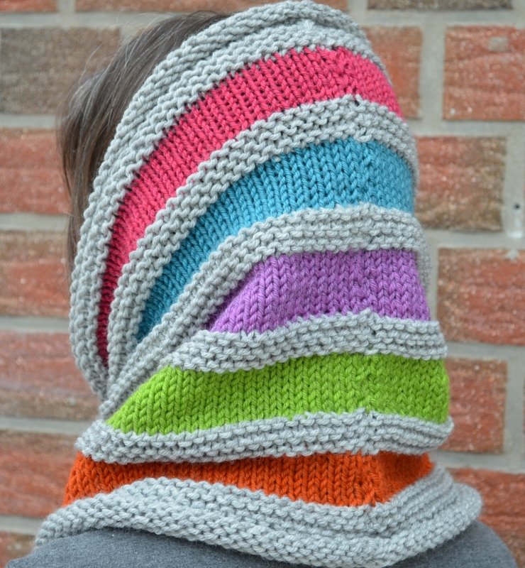 Strickanleitung für Ringel-Loop