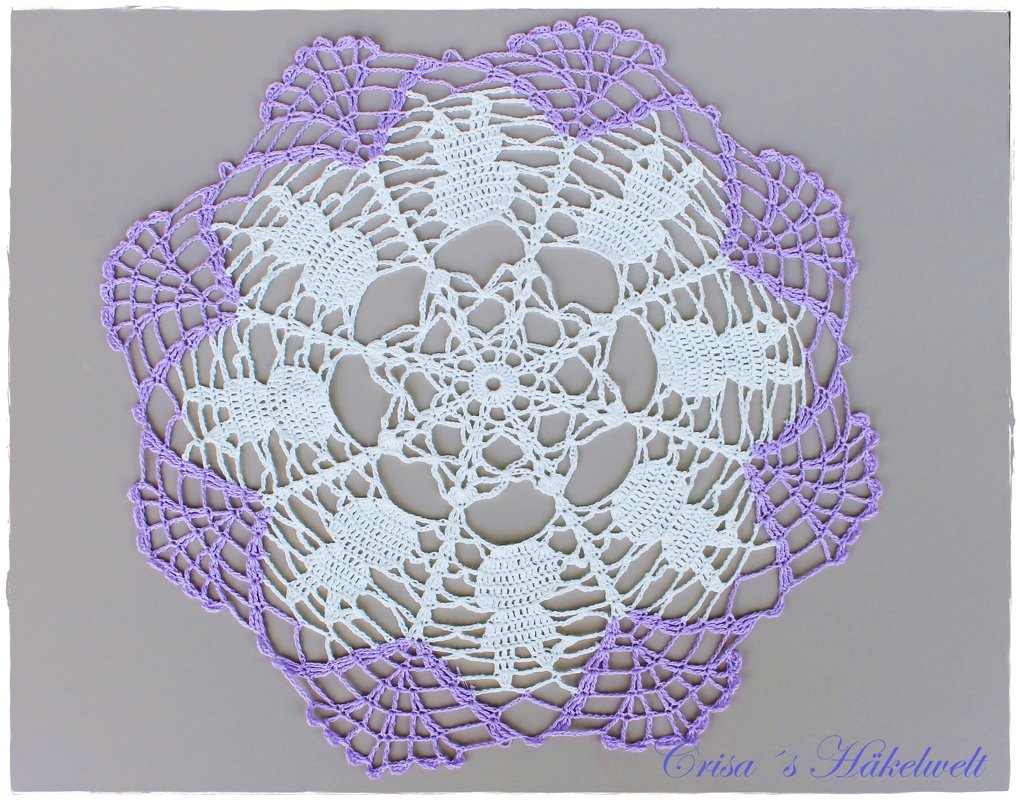 Häkelanleitung Deckchen Osterhasen 