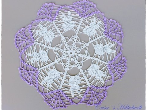 Häkelanleitung Deckchen Osterhasen 